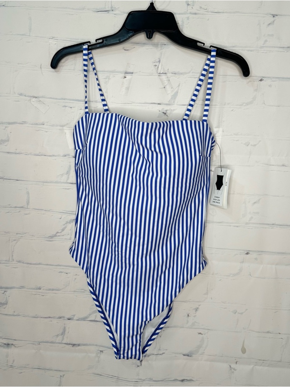 Women’s Free Assembly Small/Medium Blue & White Swimsuit - Brand New With Tags!